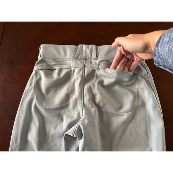 Nike Team Baseball Knickers Style Pants in Gray Size Boys Youth Small - Picture 10 of 12